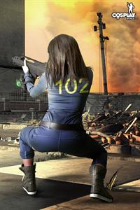 CosplayErotica - Vault Dweller (Fallout 3 Vault 101) nude cosplay