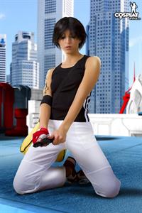 CosplayErotica - Faith Connors, Mirror's Edge nude cosplay