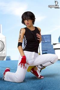 CosplayErotica - Faith Connors, Mirror's Edge nude cosplay