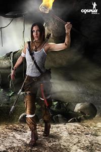 CosplayErotica - Lara Croft, Tomb Raider nude cosplay