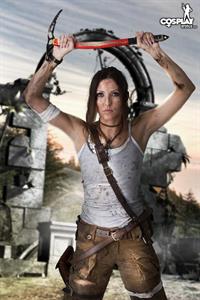 CosplayErotica - Lara Croft, Tomb Raider nude cosplay
