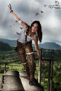 CosplayErotica - Lara Croft, Tomb Raider nude cosplay