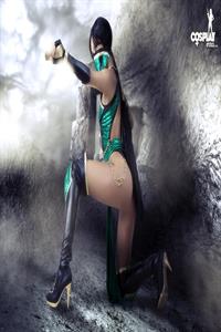 CosplayErotica - Jade (Mortal Kombat) nude cosplay