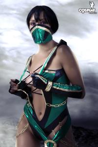 CosplayErotica - Jade (Mortal Kombat) nude cosplay