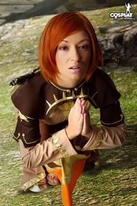 CosplayErotica - Leliana (Dragon Age: Origins) nude cosplay