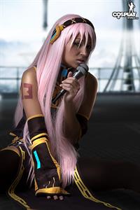 CosplayErotica - Megurine Luka (Vocaloid) nude cosplay