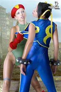 CosplayErotica - Cammy, Chun Li (Street Fighter) nude cosplay