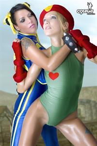 CosplayErotica - Cammy, Chun Li (Street Fighter) nude cosplay