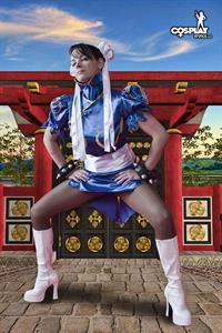 CosplayErotica - Chun Li (Street Fighter) nude cosplay