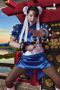 CosplayErotica - Chun Li (Street Fighter) nude cosplay