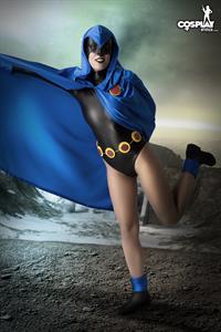 CosplayErotica - Raven (Teen Titans) nude cosplay