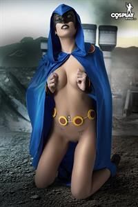 CosplayErotica - Raven (Teen Titans) nude cosplay