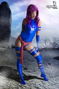 CosplayErotica - Psylocke (X-Men 3: The Last Stand) nude cosplay