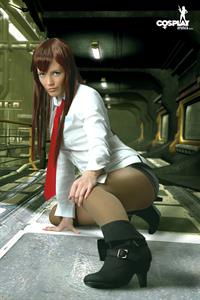 CosplayErotica - Kurisu Makise (Steins Gate) nude cosplay