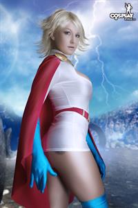 CosplayErotica - Power Girl (Kara Zor-L, Karen Starr) nude cosplay