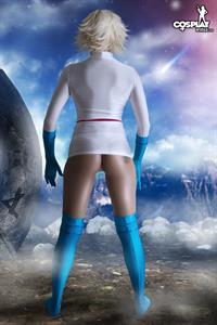 CosplayErotica - Power Girl (Kara Zor-L, Karen Starr) nude cosplay