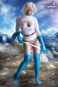 CosplayErotica - Power Girl (Kara Zor-L, Karen Starr) nude cosplay