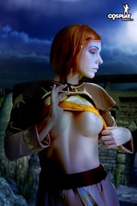 CosplayErotica - Leliana (Dragon Age: Origins) nude cosplay