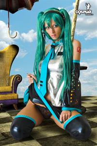 CosplayErotica - Hatsune Miku (Vocaloid) nude cosplay