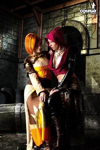 CosplayErotica - Leliana, Morrigan (Dragon Age) nude cosplay