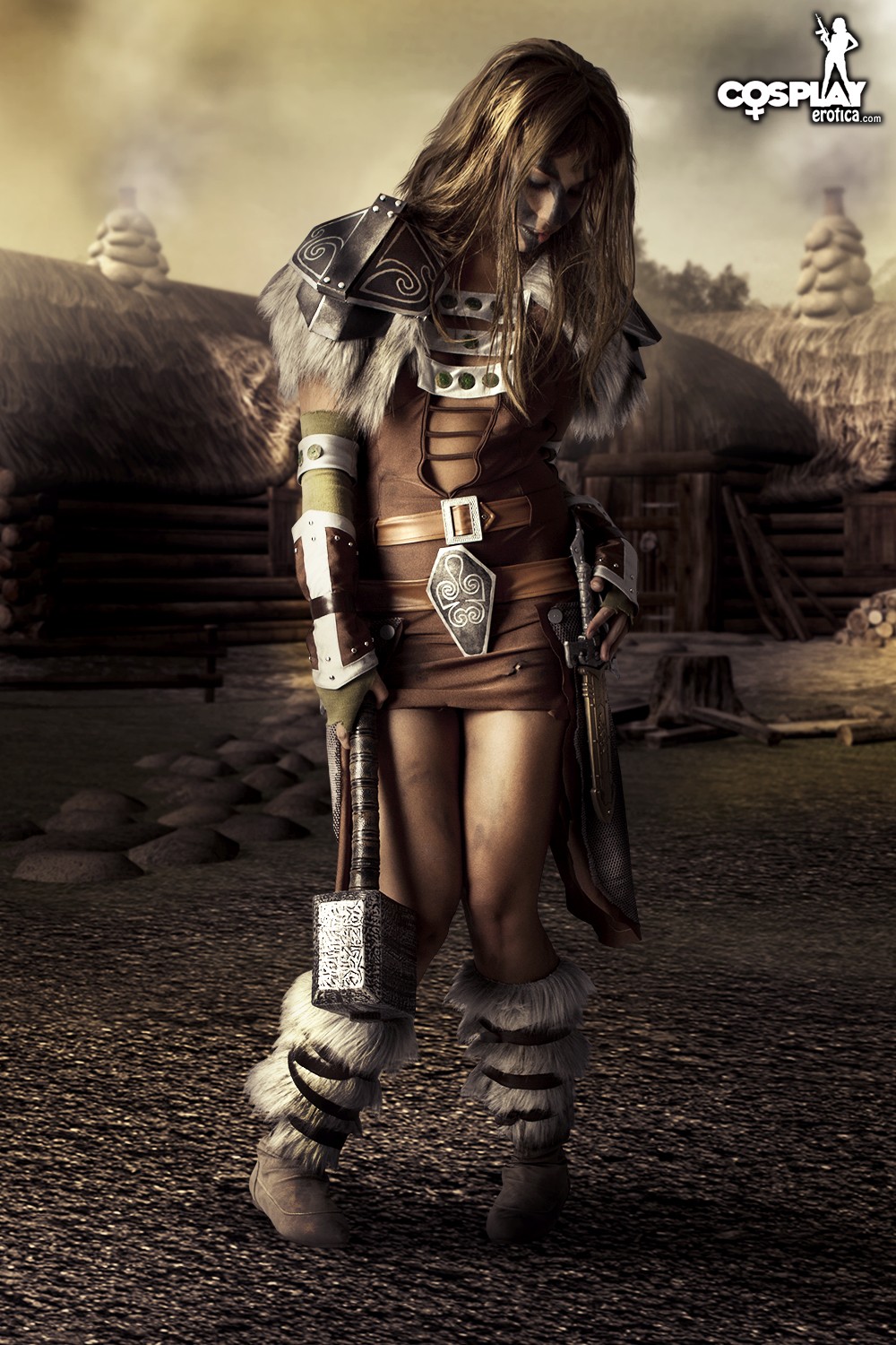 Cosplayerotica Aela The Elder Scrolls Nude Cosplay