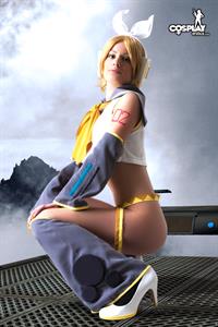 CosplayErotica - Rin Kagamine (Vocaloid) nude cosplay