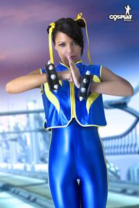 CosplayErotica - Chun Li (Street Fighter) nude cosplay