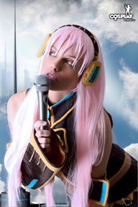 CosplayErotica - Megurine Luka (Vocaloid) nude cosplay