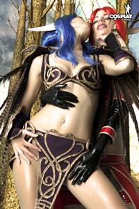 CosplayErotica - Night elf vs Blood elf (World of Warcraft) nude cosplay