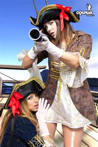 CosplayErotica - Pirates of lesbos nude cosplay