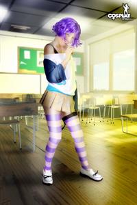 CosplayErotica - Mizore (Rosario Vampire) nude cosplay