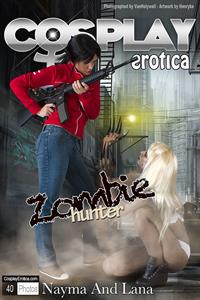 CosplayErotica - Zombie hunter nude cosplay