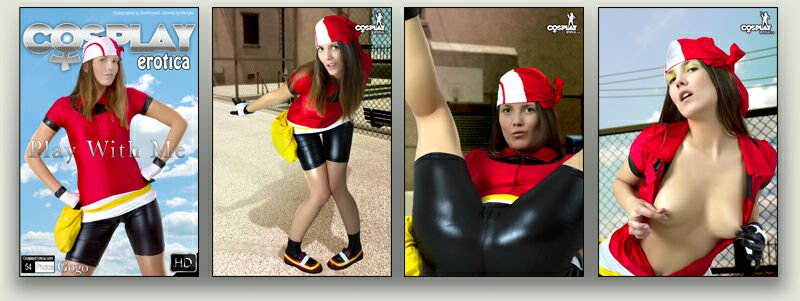 pokemon, may, shiny, lycra, nude, cosplay - free gallery - Join CosplayErotica.com
