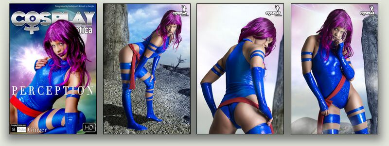 x-men cosplay, psylocke, gigner, nude psylocke, superhero