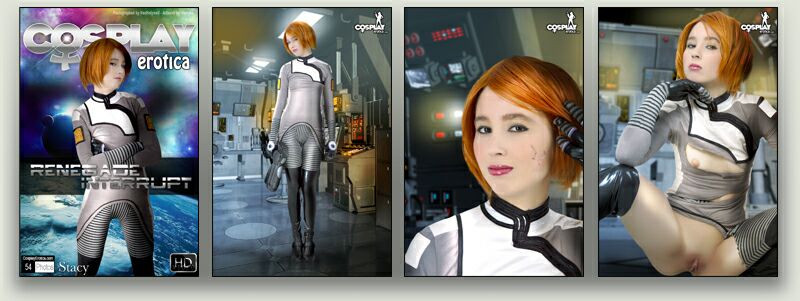 renegade, mass effect cosplay, femshep, female shepard, costume, erotic, nude - Join CosplayErotica.com